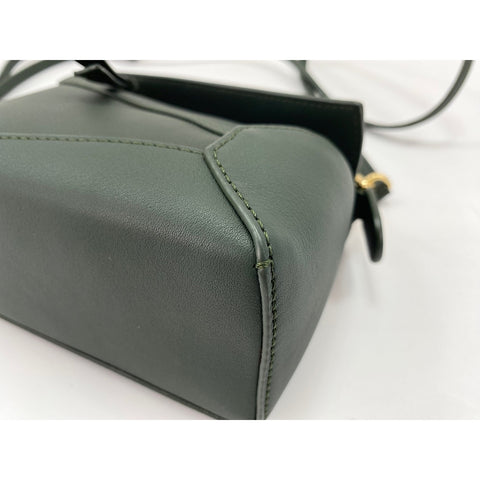 LOEWE Mini puzzle bag Shoulder Bag green WS33878