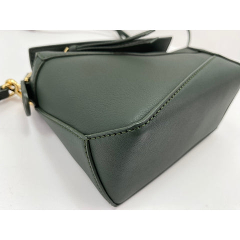 LOEWE Mini puzzle bag Shoulder Bag green WS33878