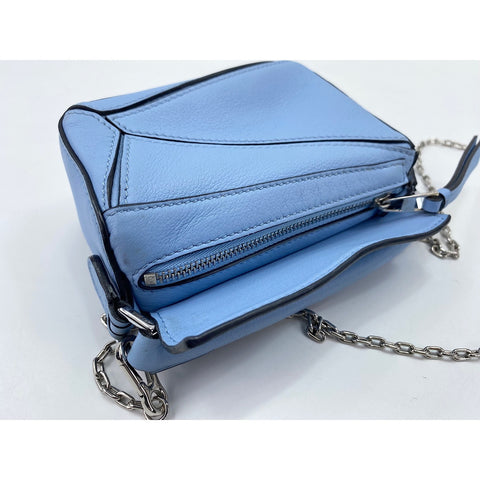 LOEWE Puzzle Bag Nano Shoulder Bag blue WS33879