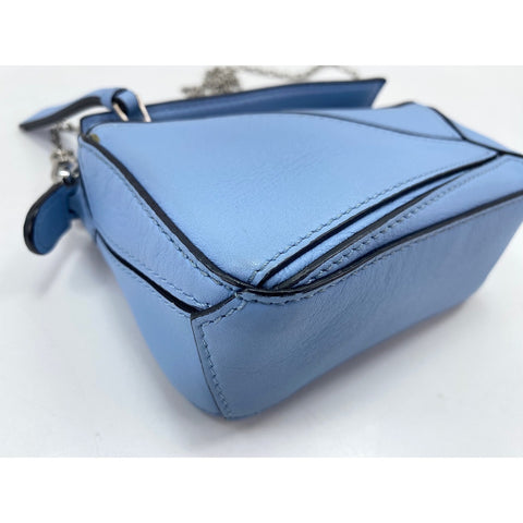 LOEWE Puzzle Bag Nano Shoulder Bag blue WS33879
