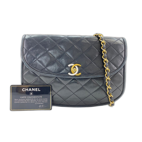CHANEL Matrasse Shoulder Bag black WS33882