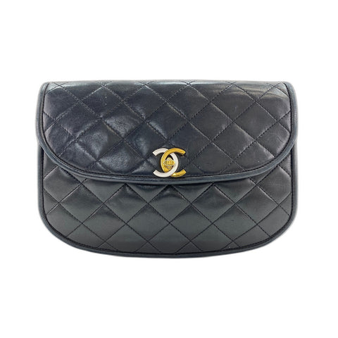 CHANEL Matrasse Shoulder Bag black WS33882