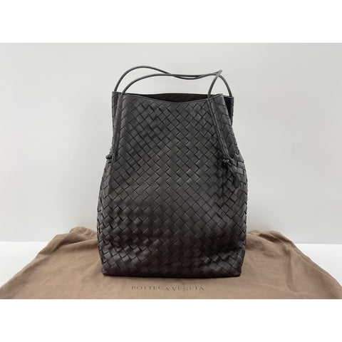 BOTTEGAVENETA INTRECCIATO Tote Bag Brown WS33885