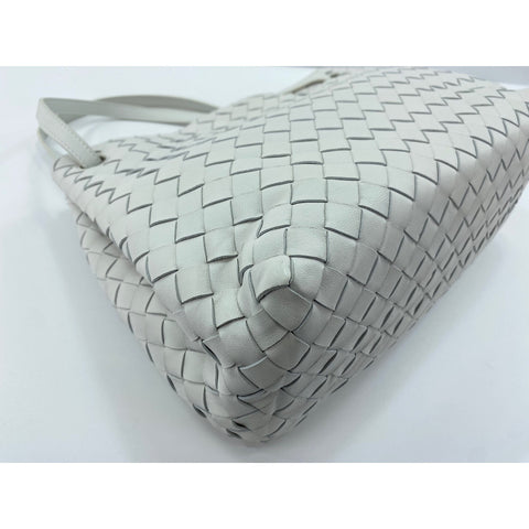BOTTEGAVENETA INTRECCIATO Tote Bag white WS33886