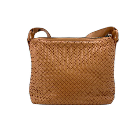 BOTTEGAVENETA INTRECCIATO Shoulder Bag Orange WS33889