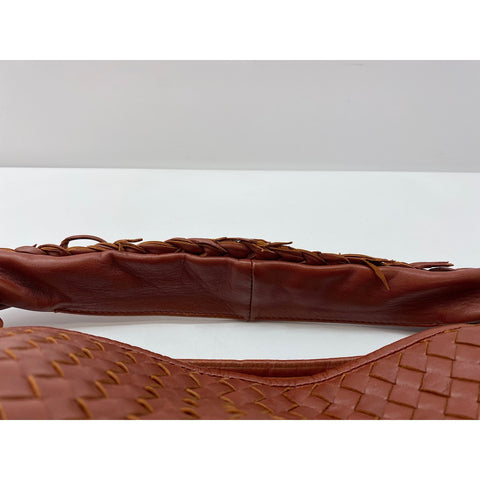 BOTTEGAVENETA INTRECCIATO Shoulder Bag Brown WS33894