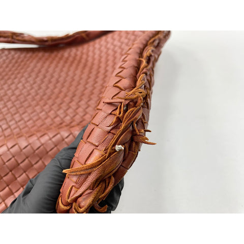 BOTTEGAVENETA INTRECCIATO Shoulder Bag Brown WS33894