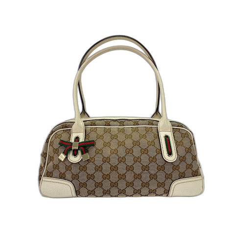 GUCCI Sherry line Handbag beige WS33899