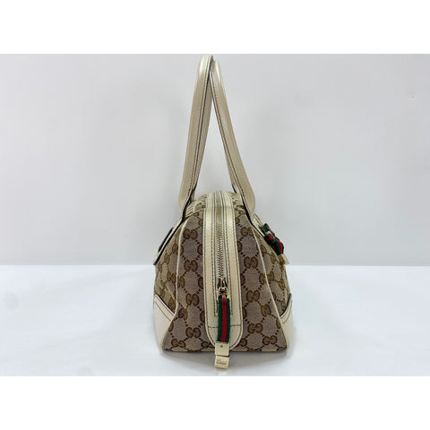 GUCCI Sherry line Handbag beige WS33899