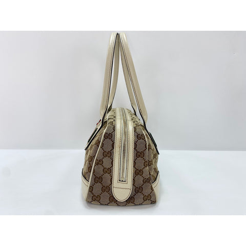 GUCCI Sherry line Handbag beige WS33899