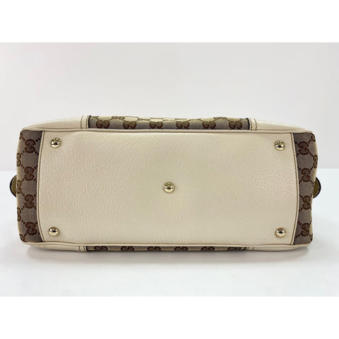 GUCCI Sherry line Handbag beige WS33899