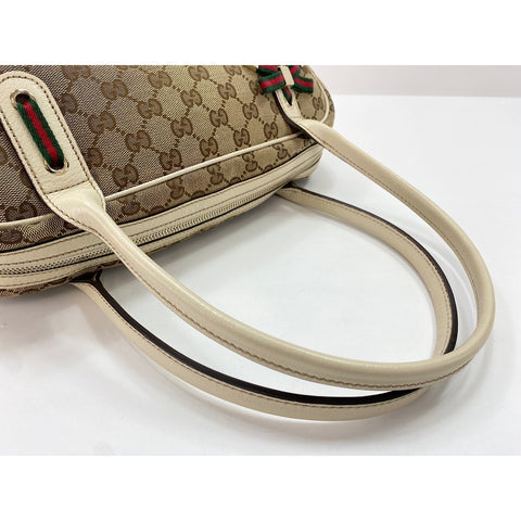 GUCCI Sherry line Handbag beige WS33899