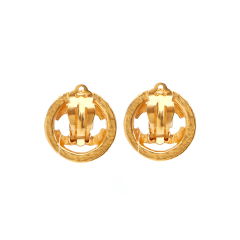 Chanel Coco Mark 1994 Boucles d'oreilles GP Gold WS3389