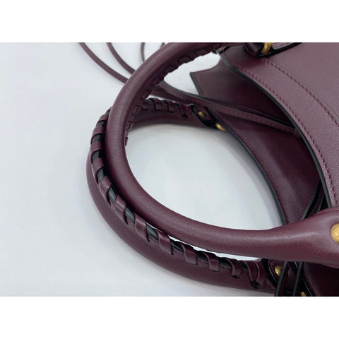 BALENCIAGA Neo classic Handbag wine-red WS33902