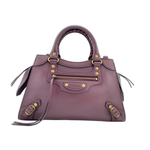 BALENCIAGA Neo classic Handbag wine-red WS33902