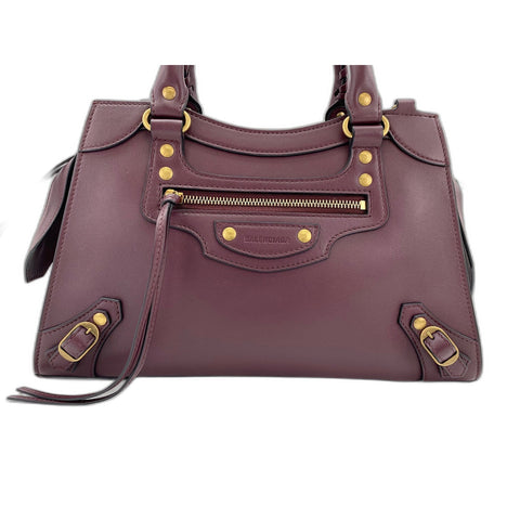 BALENCIAGA Neo classic Handbag wine-red WS33902