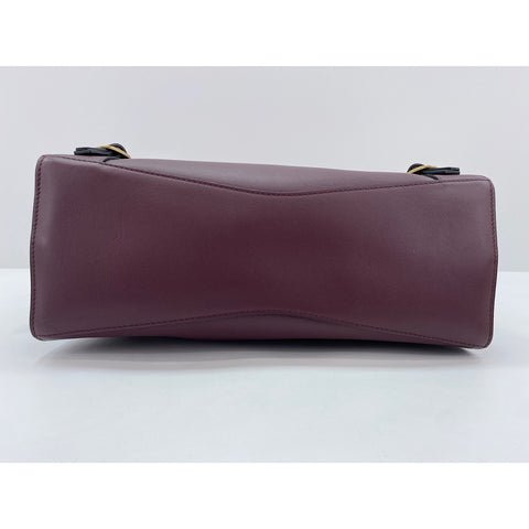 BALENCIAGA Neo classic Handbag wine-red WS33902
