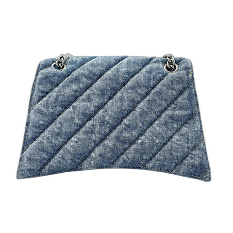 BALENCIAGA crash Shoulder Bag blue WS33905