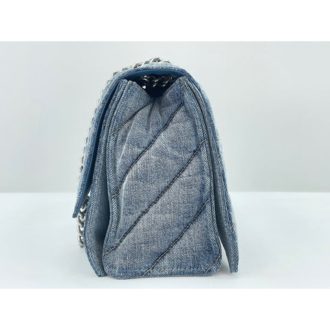 BALENCIAGA crash Shoulder Bag blue WS33905