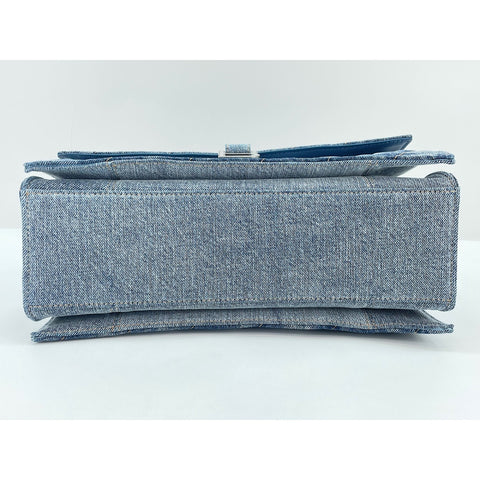 BALENCIAGA crash Shoulder Bag blue WS33905