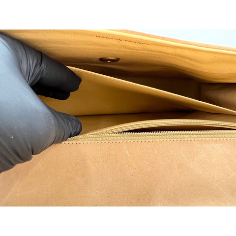 CHANEL Big Mato Lasse Shoulder Bag beige WS33913