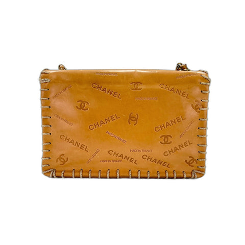 CHANEL Big Mato Lasse Shoulder Bag beige WS33913