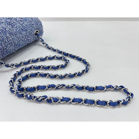 CHANEL Mini matrasse Shoulder Bag blue WS33914