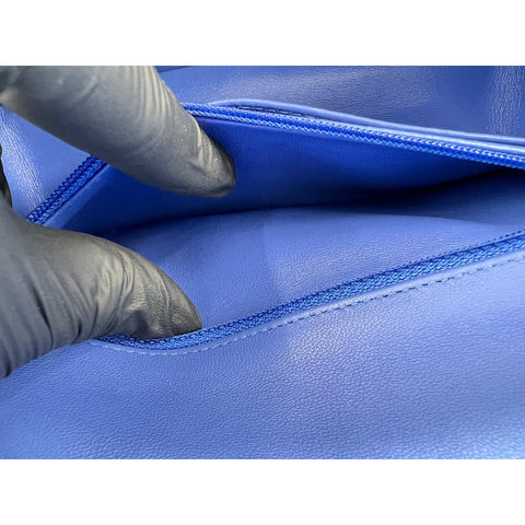 CHANEL Mini matrasse Shoulder Bag blue WS33914