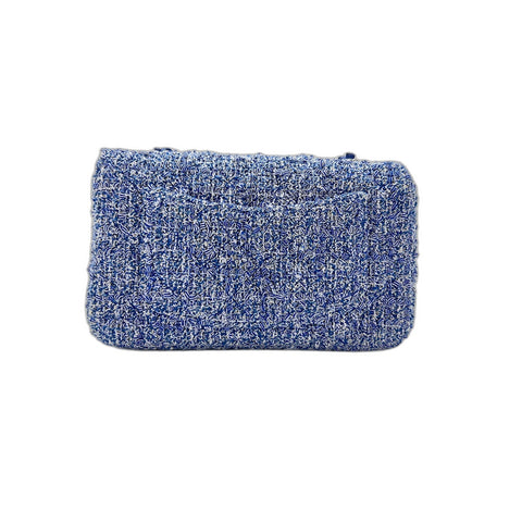 CHANEL Mini matrasse Shoulder Bag blue WS33914