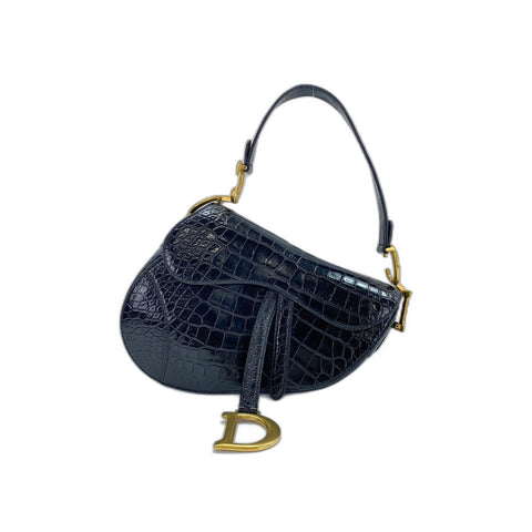 Christian Dior saddle Shoulder Bag black WS33915