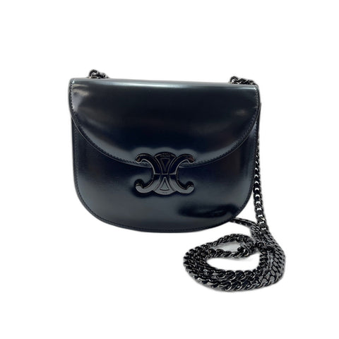 CELINE Triomphe Shoulder Bag black WS33916