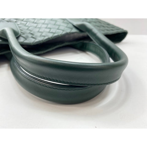 BOTTEGAVENETA INTRECCIATO Tote Bag green WS33923