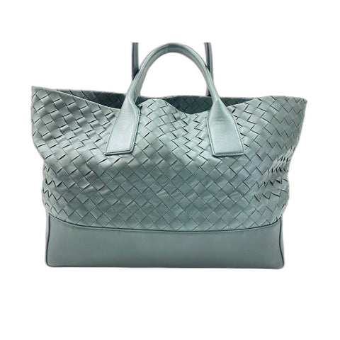 BOTTEGAVENETA INTRECCIATO Tote Bag green WS33923