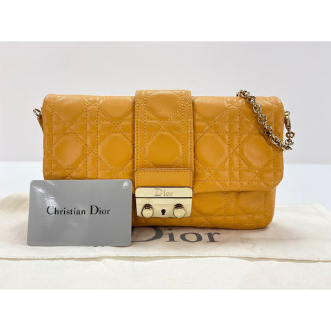 Christian Dior Shoulder Bag yellow WS33927