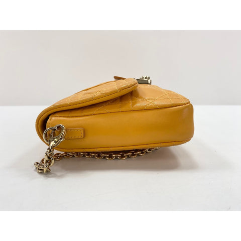 Christian Dior Shoulder Bag yellow WS33927
