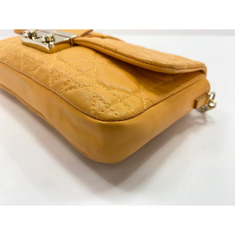 Christian Dior Shoulder Bag yellow WS33927