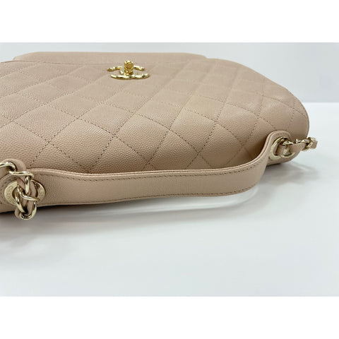 CHANEL business affinity Shoulder Bag beige WS33936