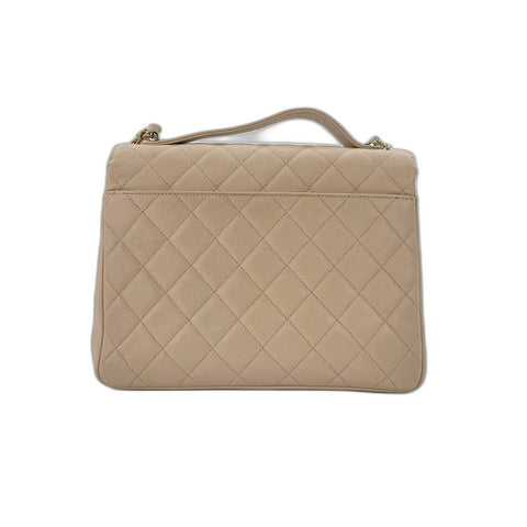 CHANEL business affinity Shoulder Bag beige WS33936