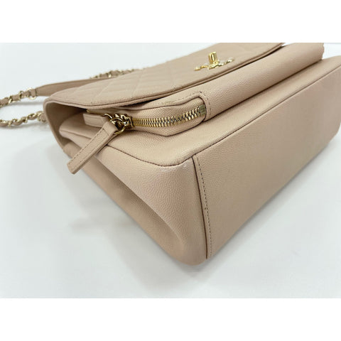 CHANEL business affinity Shoulder Bag beige WS33936