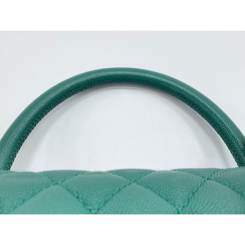 CHANEL Coco Handle S Handbag green WS33937