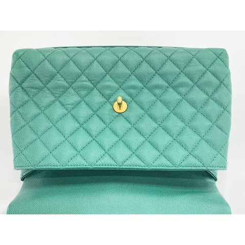 CHANEL Coco Handle S Handbag green WS33937