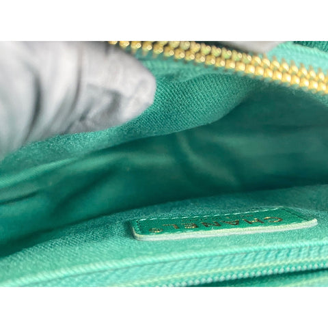 CHANEL Coco Handle S Handbag green WS33937