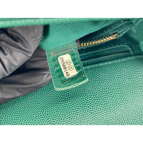 CHANEL Coco Handle S Handbag green WS33937