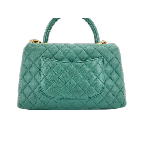 CHANEL Coco Handle S Handbag green WS33937