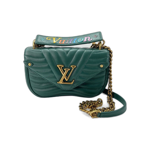 LOUIS VUITTON New Wave PM Shoulder Bag green WS33941