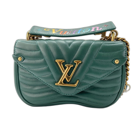 LOUIS VUITTON New Wave PM Shoulder Bag green WS33941