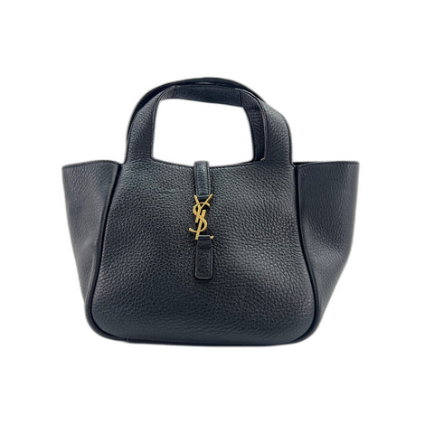SAINT LAURENT PARIS Le Sancassette Baby Bear Handbag black WS33950