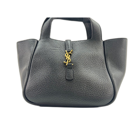 SAINT LAURENT PARIS Le Sancassette Baby Bear Handbag black WS33950