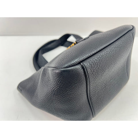 SAINT LAURENT PARIS Le Sancassette Baby Bear Handbag black WS33950