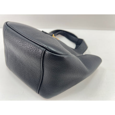 SAINT LAURENT PARIS Le Sancassette Baby Bear Handbag black WS33950
